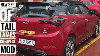 Elite i20 tail lamps modified at cheapest price Tail lamp DIY modifications [upl. by Parthenia]