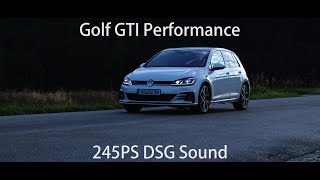 Golf GTI Performance Facelift 2017 245PS 7Speed DSG Sound [upl. by Aeuhsoj]