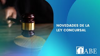 Novedades de la Ley Concursal  LABE Abogados Madrid [upl. by Ttegirb]