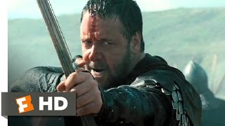 Robin Hood 1010 Movie CLIP  Beach Battle 2010 HD [upl. by Idnis116]