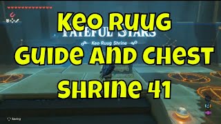 Keo Ruug  Fateful Stars Guide and Chest  Shrine 41  Zelda the Breath of the Wild [upl. by Sheila]