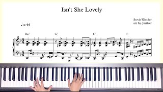 Isn’t She LovelyStevie Wonder Funk pianoJazzSheet music byJusilver [upl. by Jurkoic901]