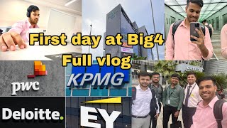 First day of articleship । Big4 articleship Vlog  KPMG PWC EY Deloitte [upl. by Lakym]