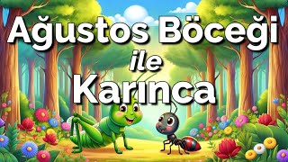 AĞUSTOS BÖCEĞİ İLE KARINCA  THE CICADA AND THE ANT  FAIRYTALE [upl. by Charlean]