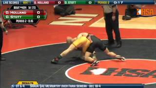 170 lbs Class 1A Match from the IHSA Individual Wrestling Championship Finals [upl. by Suired]