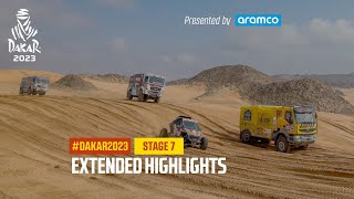 Extended highlights of Stage 7 presented by Aramco  Dakar2023 [upl. by Powe]