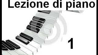 Lezione di pianoforte 1  Riconoscere le note sulla tastiera [upl. by Alatea402]