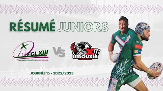 RÉSUMÉ  U19 Juniors  Lézignan VS Limoux J15 [upl. by Lipman]