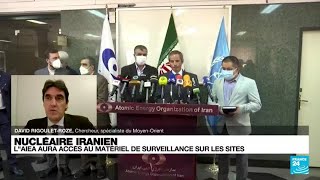 Nucléaire iranien  Le compromis entre lIran et lAIEA quotprofite aux deux partiesquot • FRANCE 24 [upl. by Nonah305]