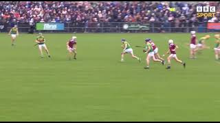 KEELAN MOLLOY SCORE  CUSHENDALL V DUNLOY  2024 ANTRIM CLUB HURLING FINAL [upl. by Arvad]