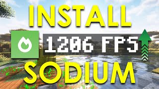 How to Download and Install Sodium for Minecraft 1206 [upl. by Raphaela]