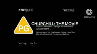 Churchill the movie BBFC Rated pg Warning Black Card [upl. by Dranik298]