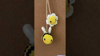 Crochet car hanger crochet crocheting crochetting car [upl. by Rocco]