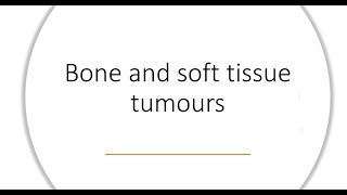 MSS  Pathology  Bone and soft tissue tumors  lec 6 [upl. by Zulch]