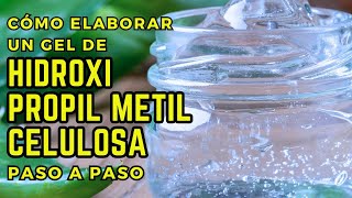 Elaboración del gel de hidroxipropilmetilcelulosa paso a paso [upl. by Tiram961]