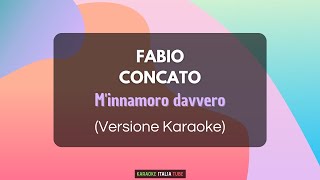 Fabio Concato  Minnamoro davvero Versione Karaoke [upl. by Anh]