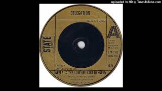 Delegation  Where Is The Love We Used To Know 12 Inch Version 1977 [upl. by Happ]