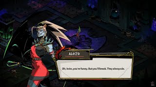 All Alecto InGame Character Dialogue  Hades 94Run Playthrough [upl. by Uokes]