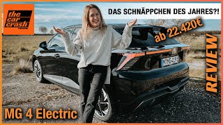 MG4 Electric im Test 2023 Das Schnäppchen des Jahres ab 22420€ Fahrbericht  Review  MG 4 [upl. by Mukul]