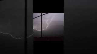 POWERFUL Lightning Strike ⚡⚡  Thunder Lightning 😱 shorts [upl. by Pepper]