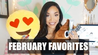 February Favorites 2014 Skincare Apps Makeup  More [upl. by Atreb]