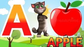 a for apple kids phonics song अ से अनार education video kids abc [upl. by Arraeic]