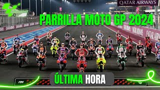 LA PARRILLA DE MOTO GP EN ESTE MOMENTO [upl. by Koosis]