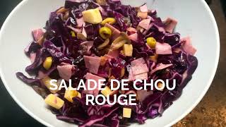 Salade de chou rouge  سلطة الكرنب الاحمر [upl. by Deach]