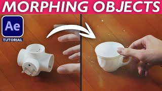 HOW TO TRANSFORM OBJECTS MORPHING  After Effects VFX Tutorial [upl. by Ocnarf]