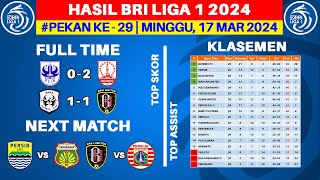 Hasil Liga 1 Hari Ini  PSIS vs Persis  Klasemen BRI Liga 1 2024 Terbaru  Pekan ke 29 [upl. by Sol]