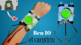 How to make ben 10 carnitrix with cardboard [upl. by Ahsinaw]