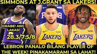 LALONG LALAKAS ANG LAKERS DAHIL SA MGA ITO  LEBRON PANALO BILANG PLAYER OF THE WEEK LUPET TALAGA [upl. by Selena]