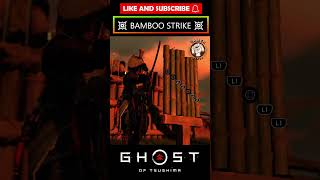 Bamboo Strikes Ghost of Tsushima 3  how to cut bamboo shorts jin shortsfeed [upl. by Shalna]