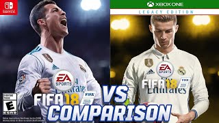 FIFA 18 Nintendo Switch Vs Xbox One [upl. by Katleen]