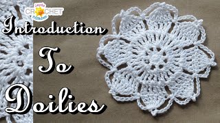 Introduction To Doilies Crochet Tutorial and Vlog [upl. by Merv]