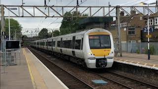 C2C Trains at Southend Central on August 18th 2018 [upl. by Bast]