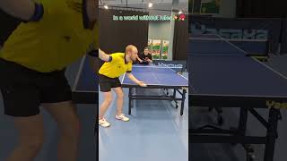 A world without table tennis serve rules tabletennis pingpong [upl. by Nilla]