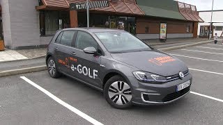 VW eGolf 358 kWh test drive [upl. by Adamson623]