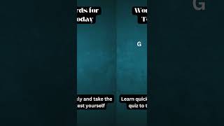 Words for Day 11  quick Vocabulary learning  Barron 333  BCS  Bank  GRE  IELTS [upl. by Ardnot]