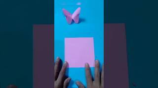 How To Make Origami Butterfly Easy  Origami Kupukupu shorts [upl. by Sitrik626]