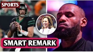 Aaron Rodgers takes shot at LeBron James for supporting Kamala Harris [upl. by Virginie]