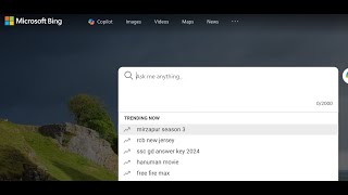 How To Disable quotTRENDING NOWquot From Microsoft Edge Search Bar amp Bing Search [upl. by Nara886]