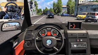 2005 Volkswagen Polo 9N  Euro Truck Simulator 2 Steering Wheel Gameplay [upl. by Cicero]