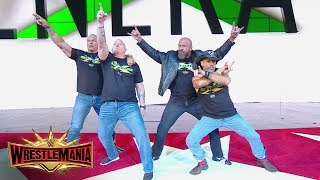 The WWE Universe celebrates the newest WWE Hall of Fame Inductees WrestleMania 35 WWE Network [upl. by Rodney624]