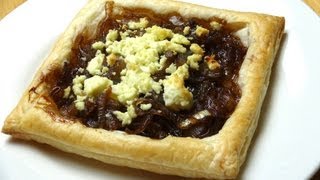 Caramelized Onion Tarts  One Pot Chef [upl. by Anerroc]