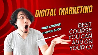 Free Certificate HubSpot Certification for Digital marketing 2024  HubSpot Academy [upl. by Reece]