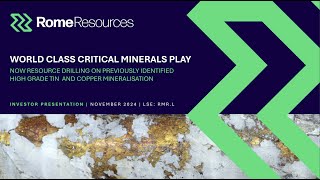 Rome Resources Webinar Progress Update amp Mont Agoma amp Kalayi Outlook [upl. by Lenzi]