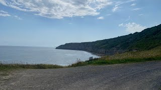 We visit Filey 15 mile walk along the Cleveland coastal path 👣👣 [upl. by Milburt338]