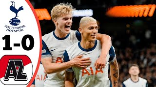 Tottenham Vs AZ Alkmaar 10 All Goals Highlight UEFA Europe Leauge 2024 [upl. by Valenka]