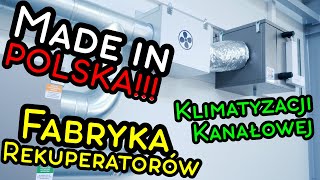 POLSKA FABRYKA REKUPERATORÓW I KLIMATYZATORÓW KANAŁOWYCH  O3OZONPL ECS Piotr Paruszewski [upl. by Essilrahc]